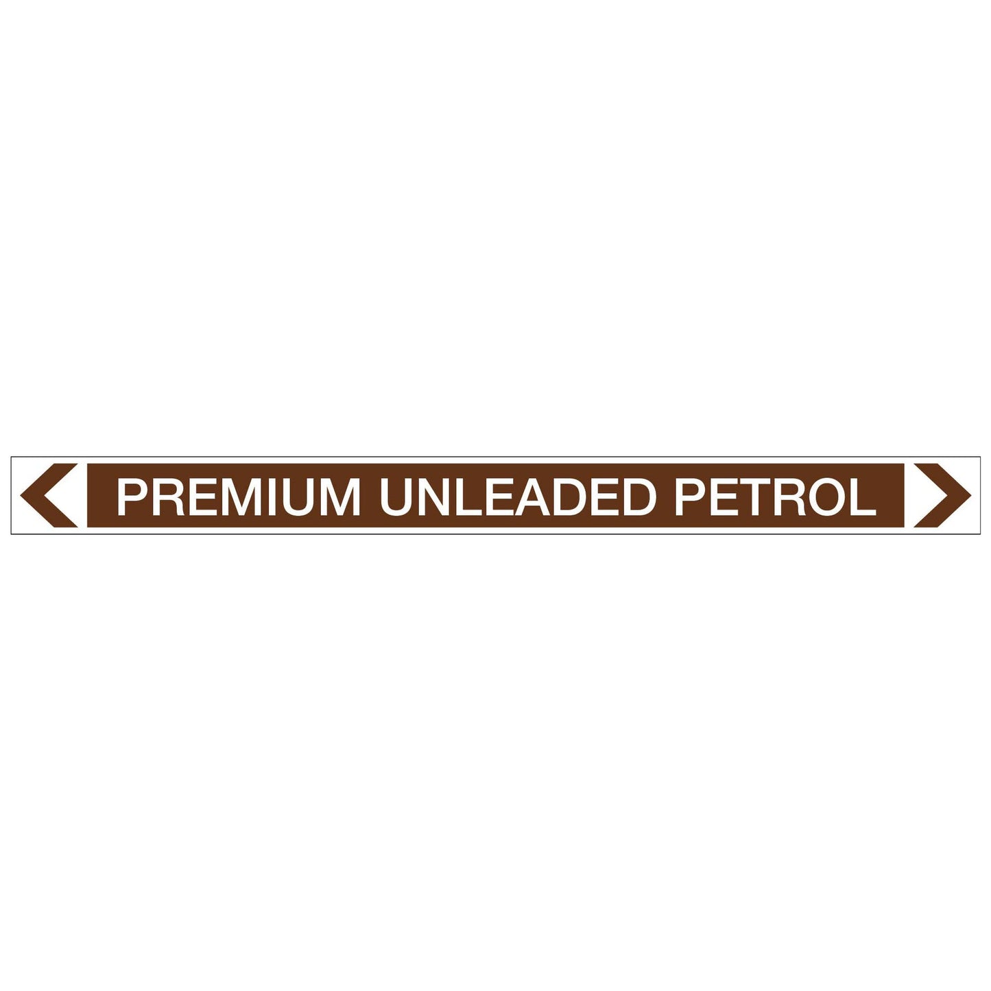 Oils - Premium Unleaded Petrol - Pipe Marker Sticker - New Signs