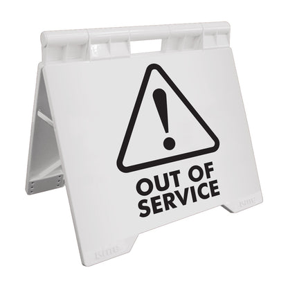 Out Of Service - Evarite A - Frame Sign - New Signs