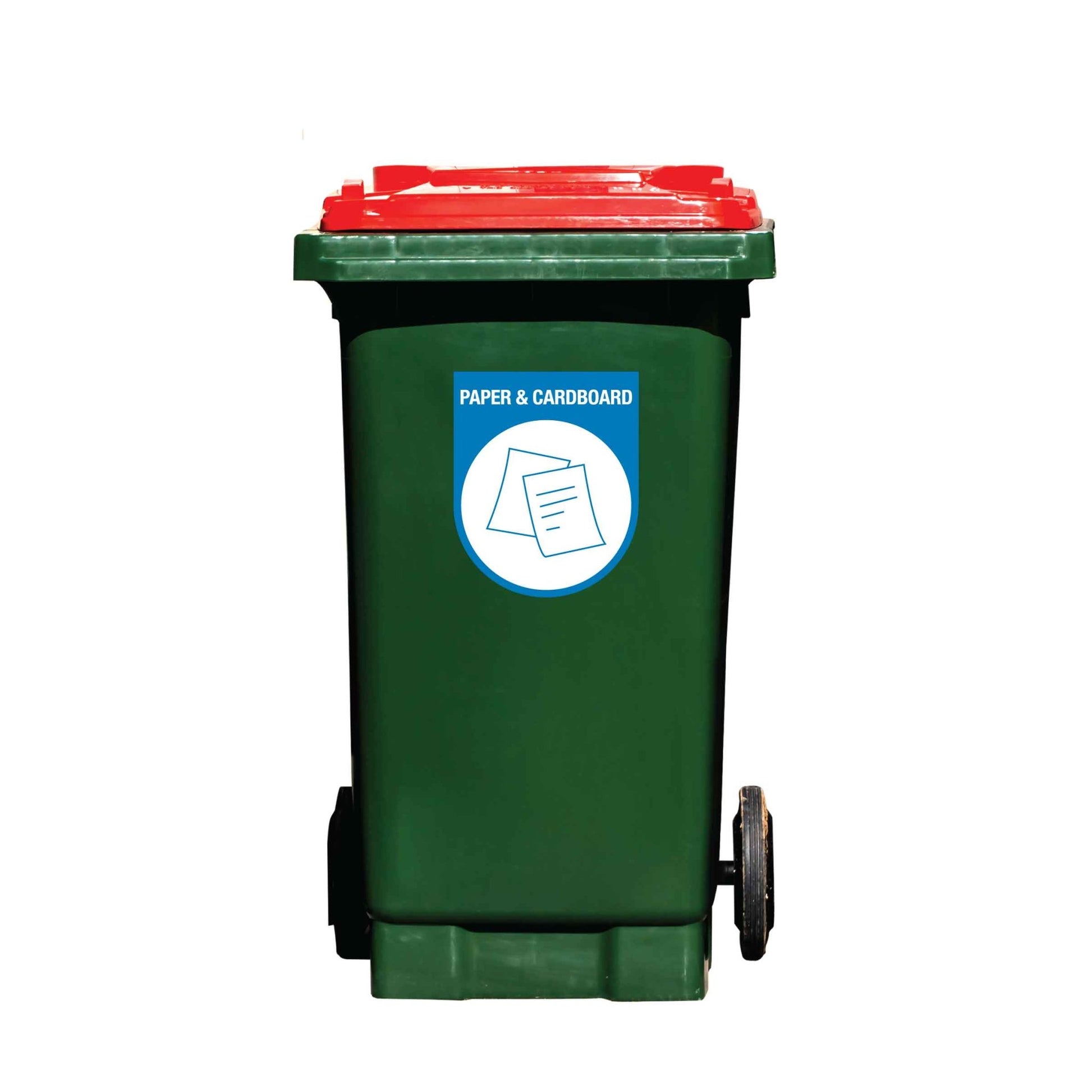 Paper & Cardboard Arch Wheelie Bin Stickers - New Signs