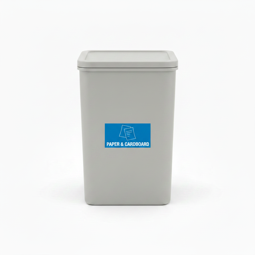 Paper & Cardboard Bin Sticker