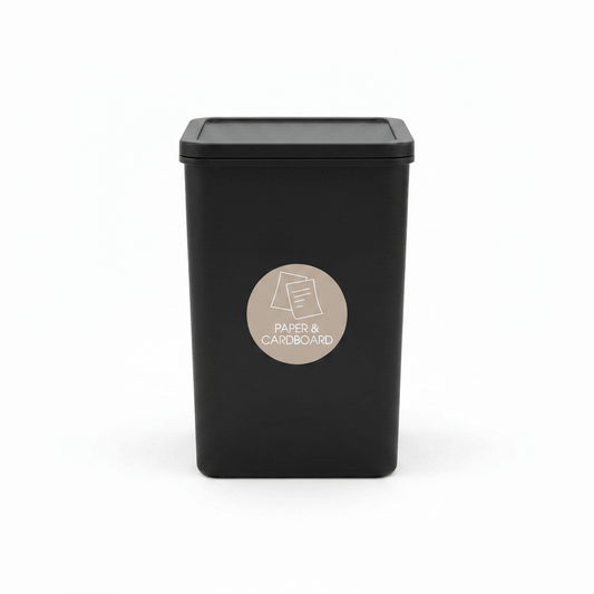 Paper & Cardboard Fawn Background Circle Bin Sticker - New Signs