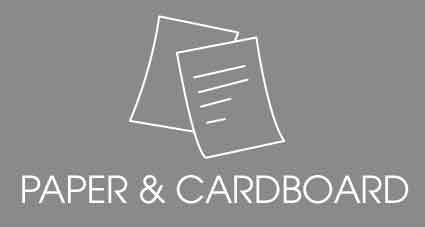 Paper & Cardboard Grey Background Bin Sticker - New Signs