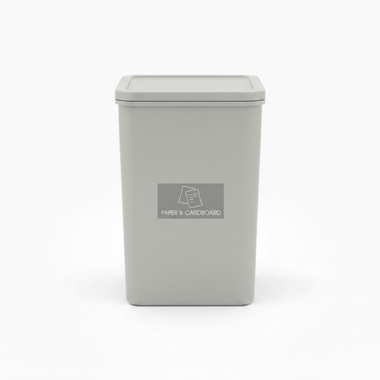 Paper & Cardboard Grey Background Bin Sticker - New Signs