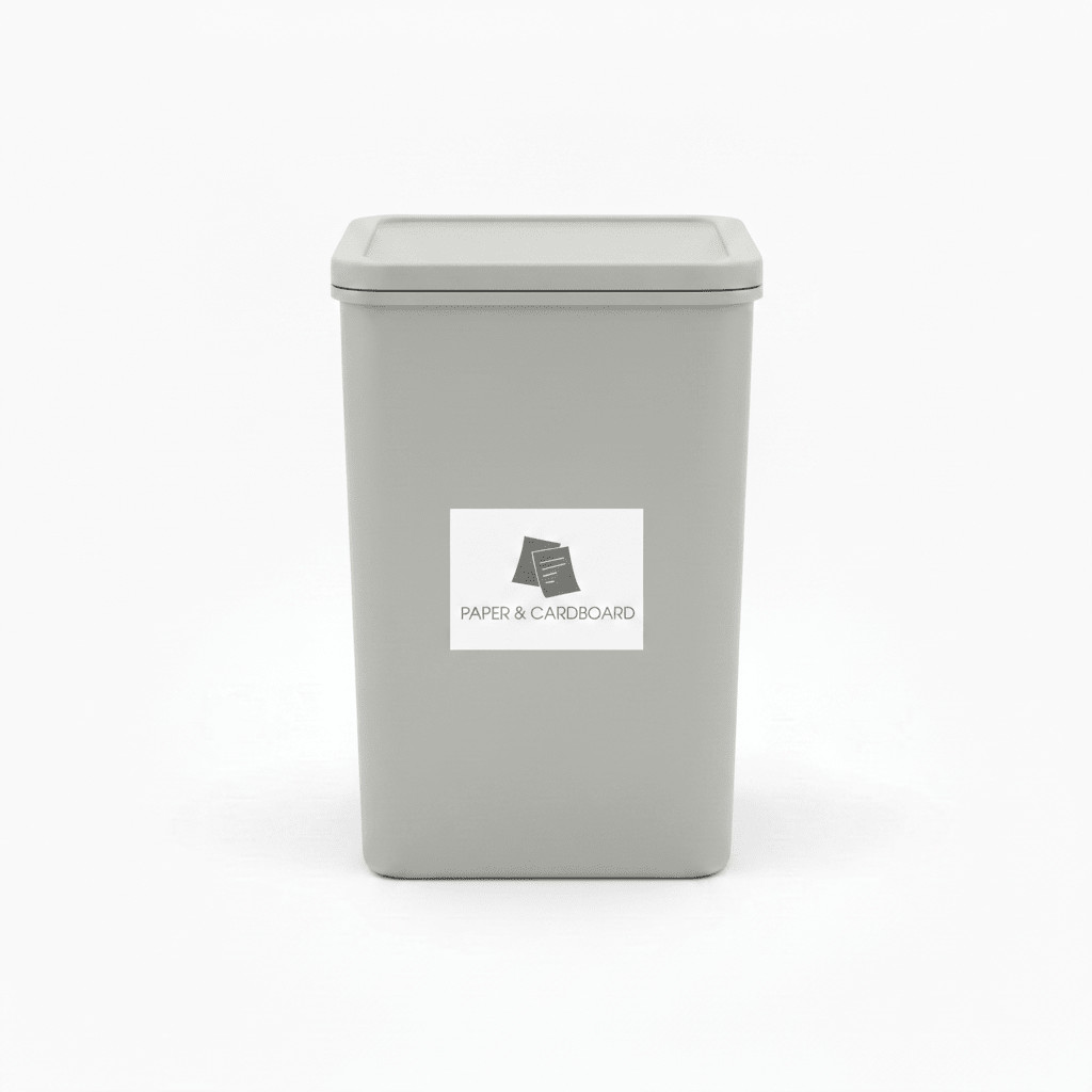 Paper & Cardboard Grey Bin Sticker - New Signs