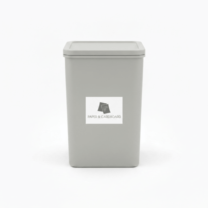 Paper & Cardboard Grey Bin Sticker - New Signs