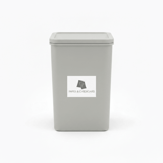 Paper & Cardboard Grey Bin Sticker - New Signs