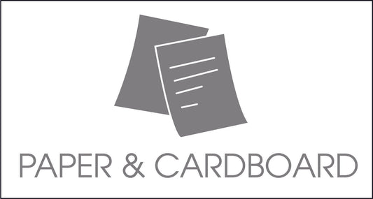 Paper & Cardboard Grey Bin Sticker - New Signs