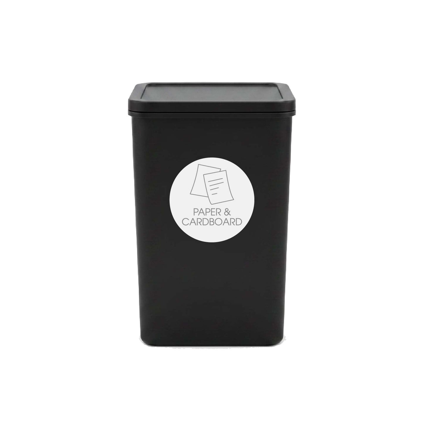 Paper & Cardboard Grey Circle Bin Sticker - New Signs