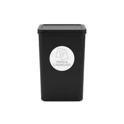 Paper & Cardboard Grey Circle Bin Sticker - New Signs