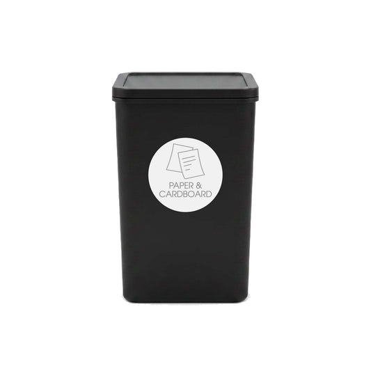 Paper & Cardboard Grey Circle Bin Sticker - New Signs