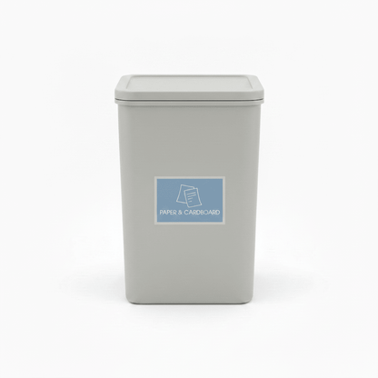 Paper & Cardboard Ocean Background Bin Sticker - New Signs