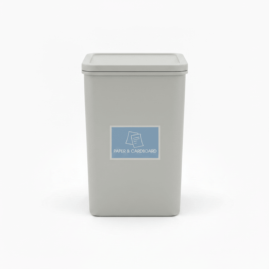 Paper & Cardboard Ocean Background Bin Sticker - New Signs