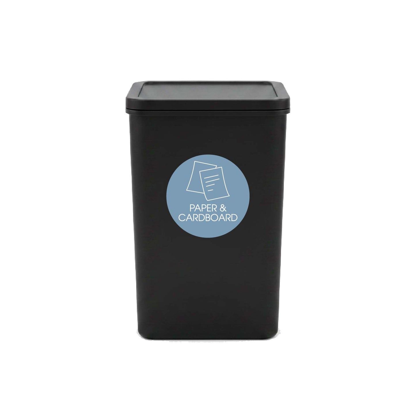 Paper & Cardboard Ocean Background Circle Bin Sticker - New Signs