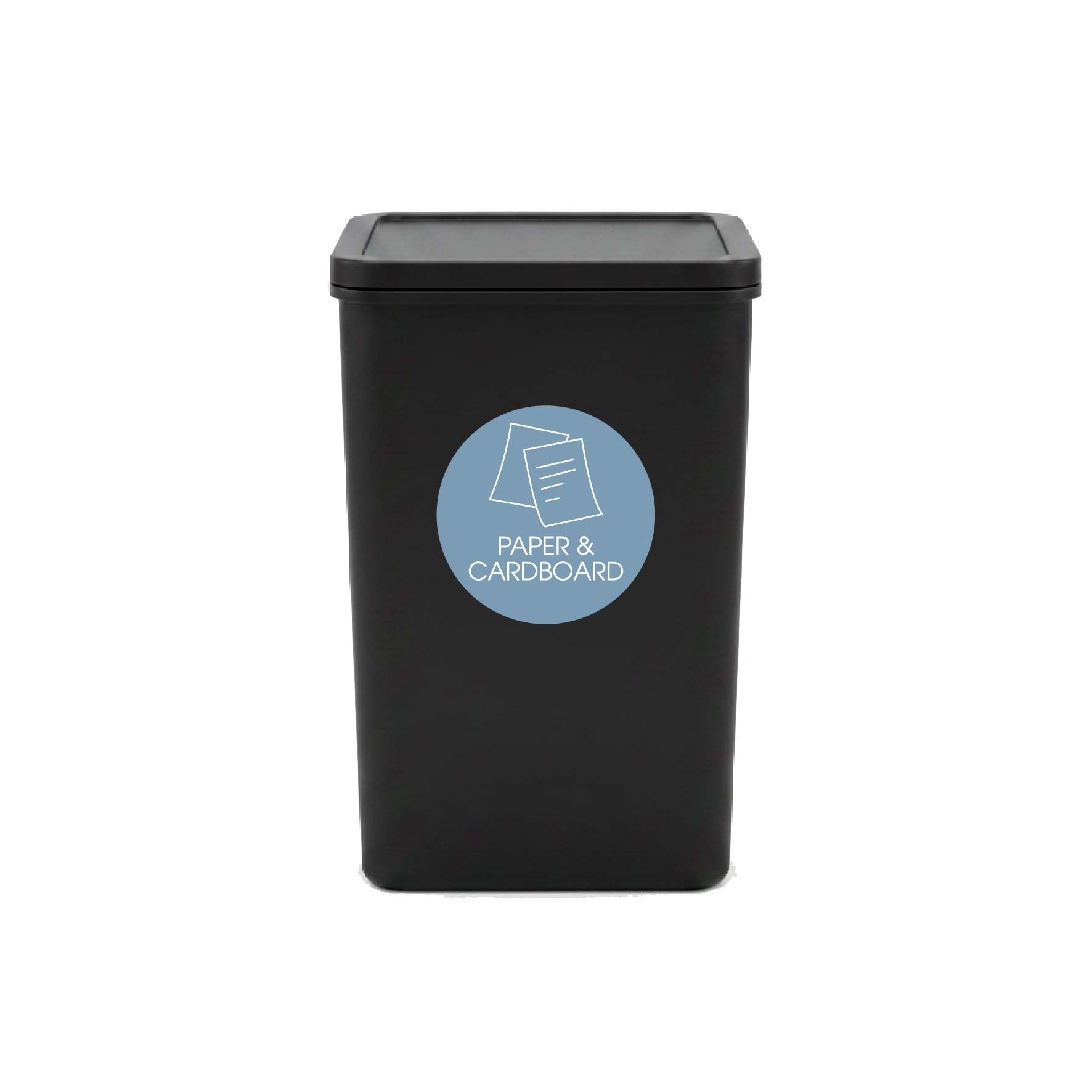 Paper & Cardboard Ocean Background Circle Bin Sticker - New Signs