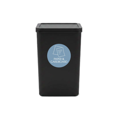 Paper & Cardboard Ocean Background Circle Bin Sticker - New Signs