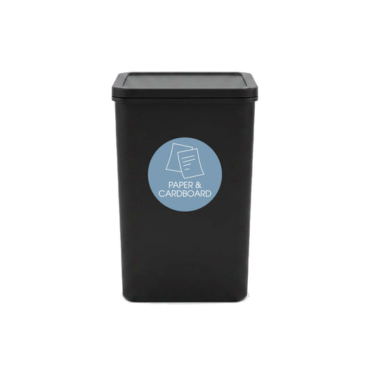 Paper & Cardboard Ocean Background Circle Bin Sticker - New Signs