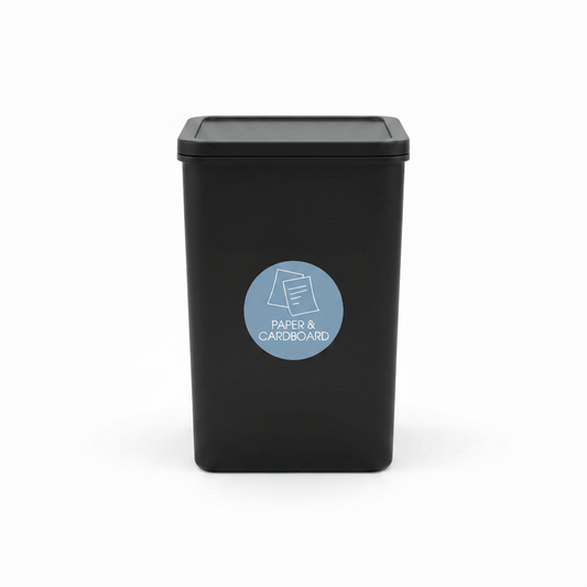 Paper & Cardboard Ocean Background Circle Bin Sticker - New Signs
