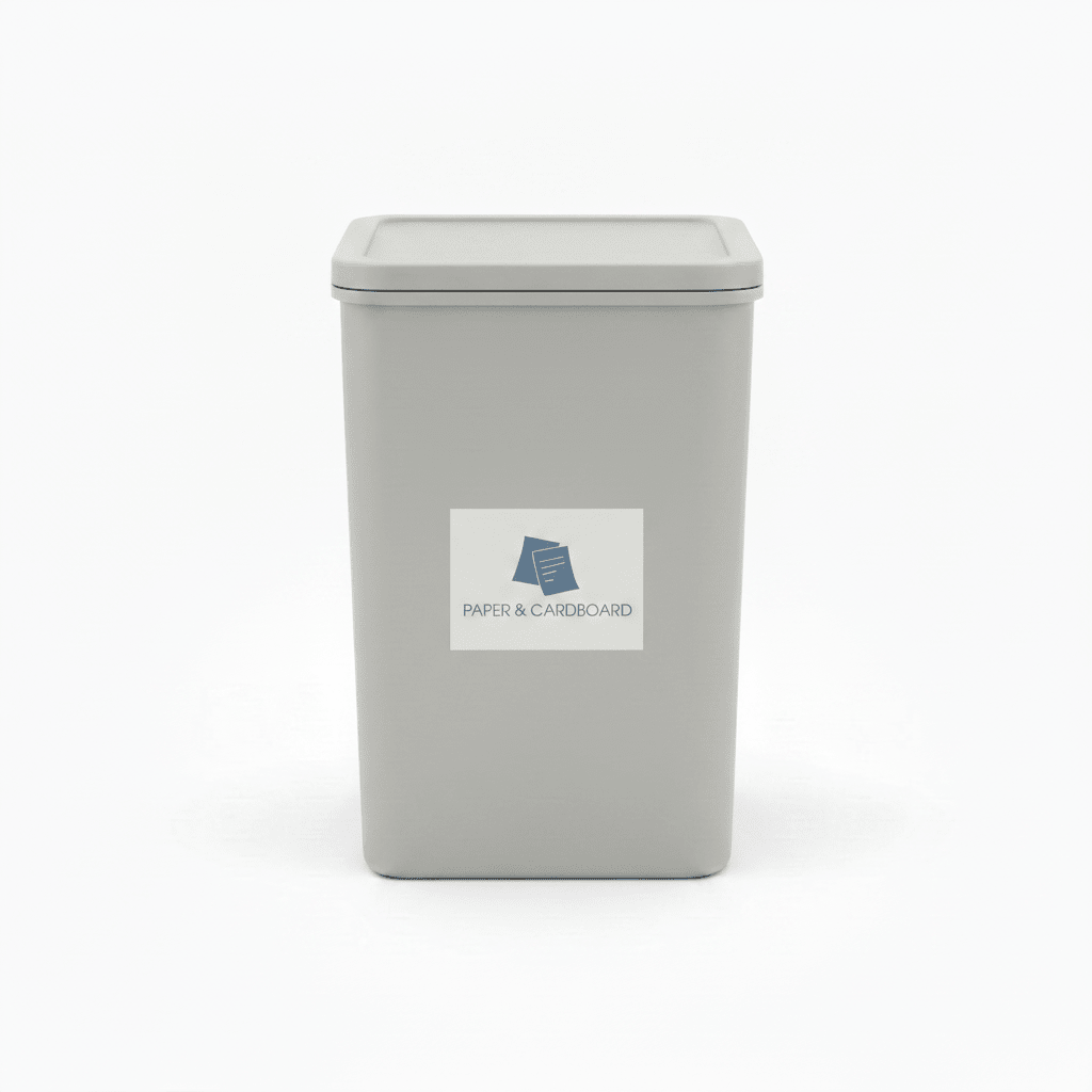 Paper & Cardboard Ocean Bin Sticker - New Signs