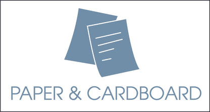 Paper & Cardboard Ocean Bin Sticker - New Signs