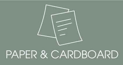 Paper & Cardboard Sage Background Bin Sticker - New Signs
