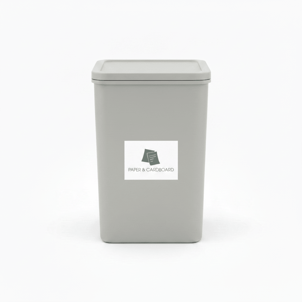 Paper & Cardboard Sage Bin Sticker - New Signs