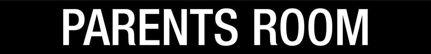 Parents Room - Statutory Sign - New Signs