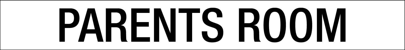 Parents Room - Statutory Sign - New Signs