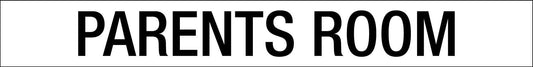 Parents Room - Statutory Sign - New Signs