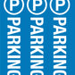 Parking Blue Symbol - Corflute Bollard Cover - New Signs