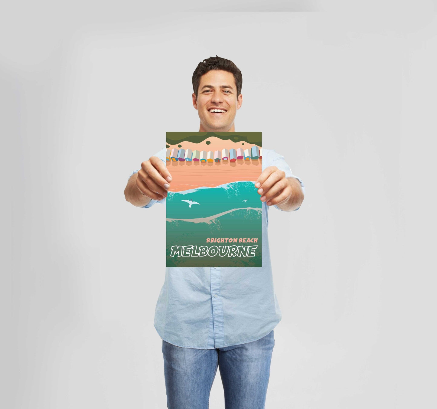 Places Brighton Beach Poster Wall Art Prints - New Signs