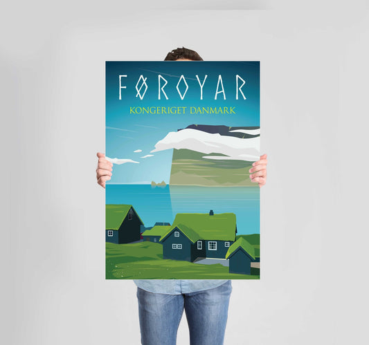 Places Foroyar Poster Wall Art Prints - New Signs