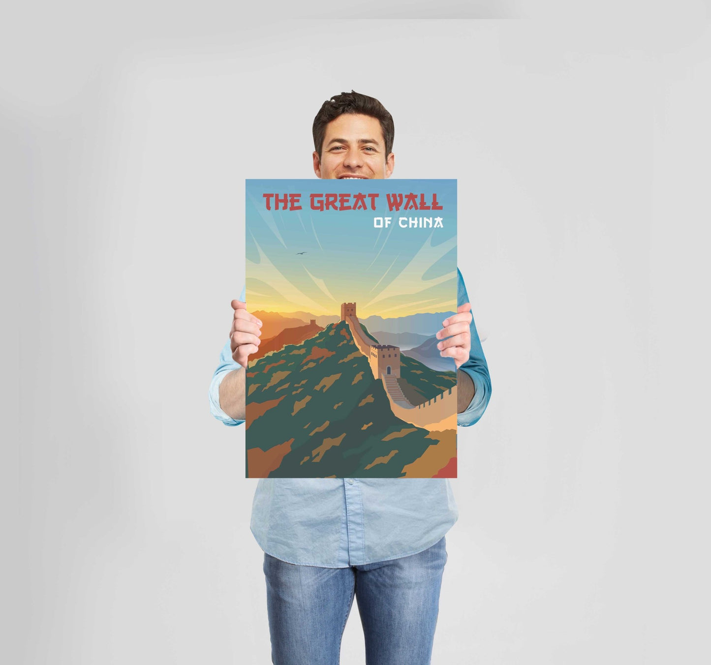 Places The Great Wall Poster Wall Art Prints - New Signs