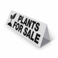Plants For Sale - Landscape Corflute Toblerone Signs - New Signs