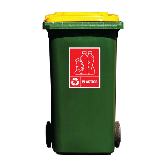 Plastics Wheelie Bin Stickers - New Signs