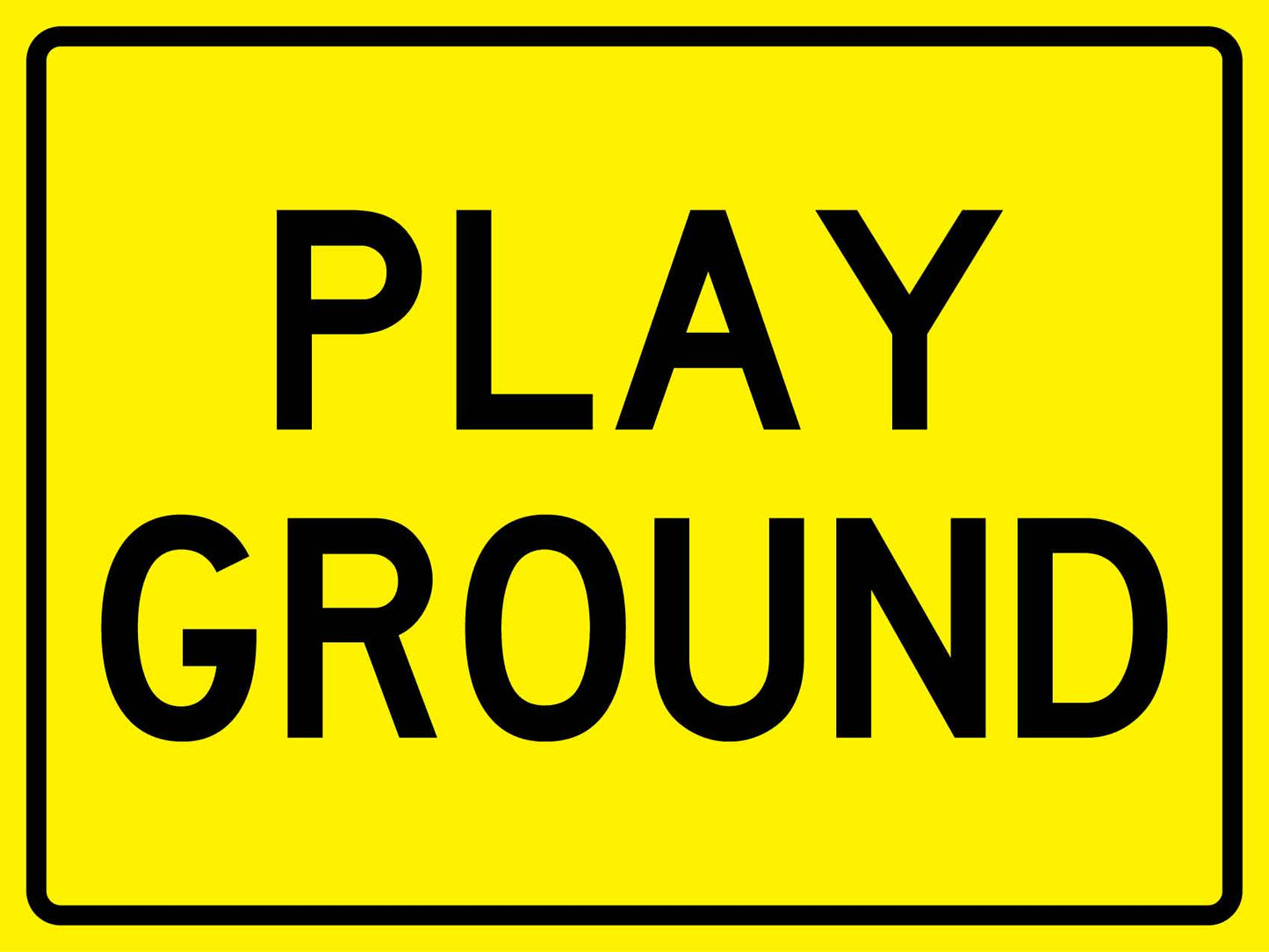 Play Ground Sign - New Signs