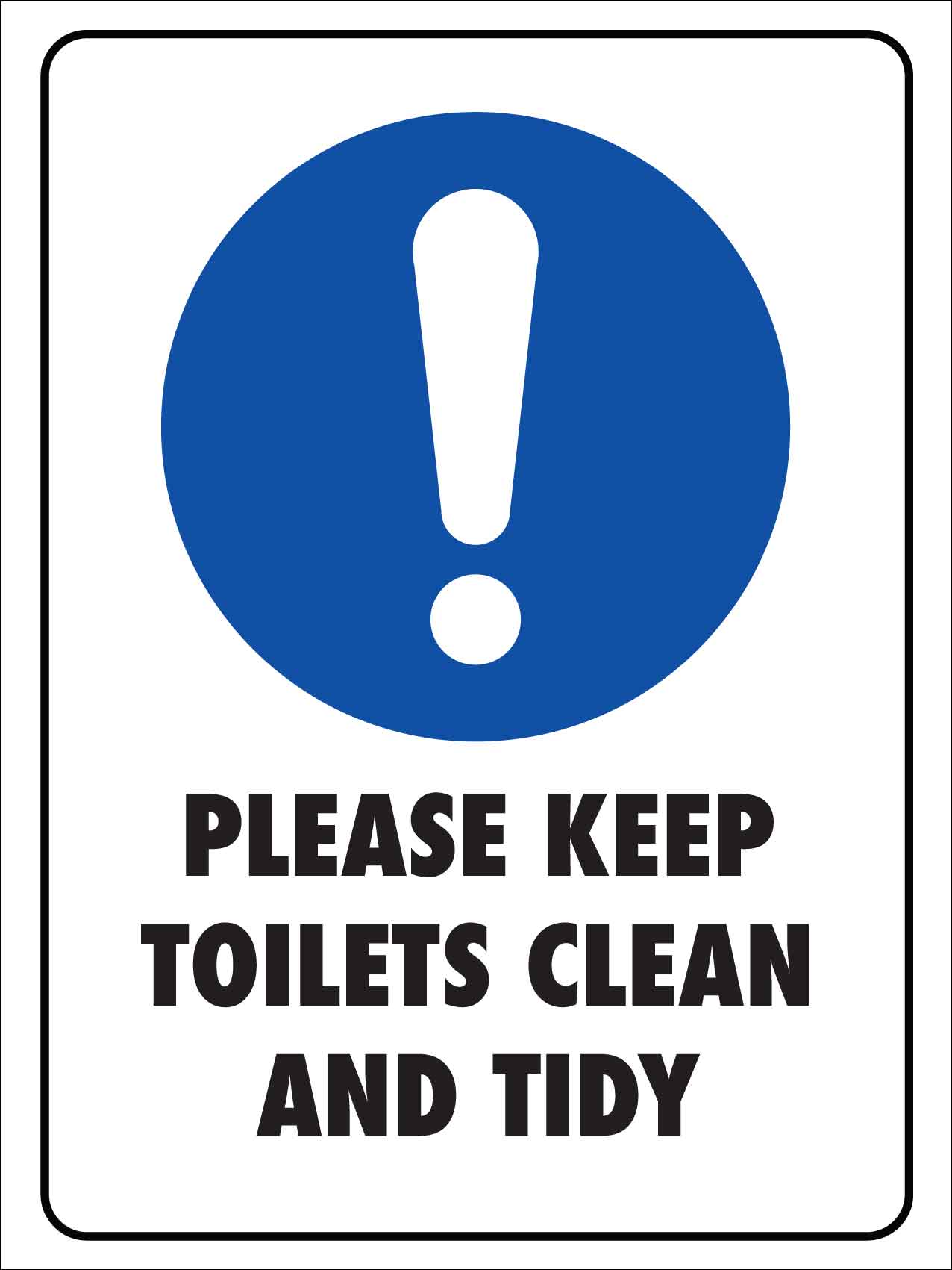 Fixture Clean Sign Toilet Signs | All Gender Signs | Disabled Toilet Signs – tagged ...