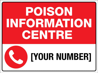 Poison Information Centre Sign - New Signs