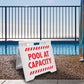 Pool At Capacity - Evarite A - Frame Sign - New Signs