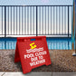 Pool Closed Due To Weather - Evarite A - Frame Sign - New Signs