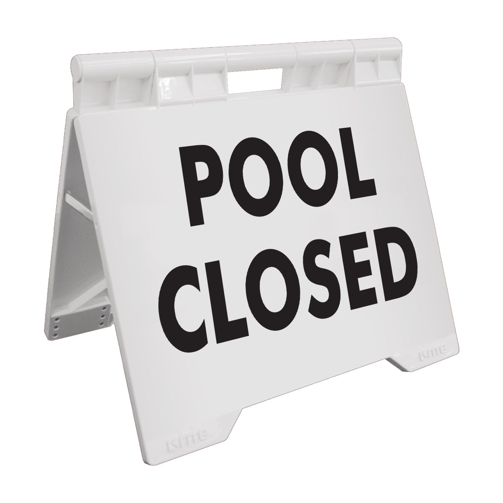 Pool Closed - Evarite A - Frame Sign - New Signs