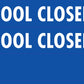 Pool Closed - Landscape Corflute Toblerone Signs - New Signs