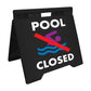 Pool Closed Symbol - Evarite A - Frame Sign - New Signs