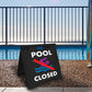 Pool Closed Symbol - Evarite A - Frame Sign - New Signs