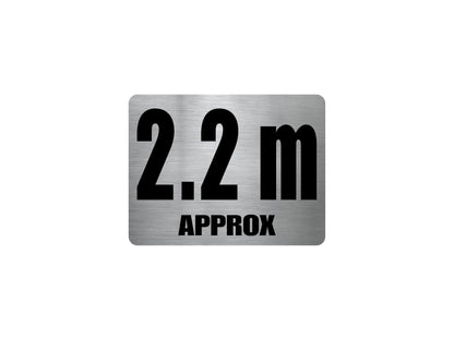 Pool Depth Approx Marker Stainless Steel Sign - New Signs