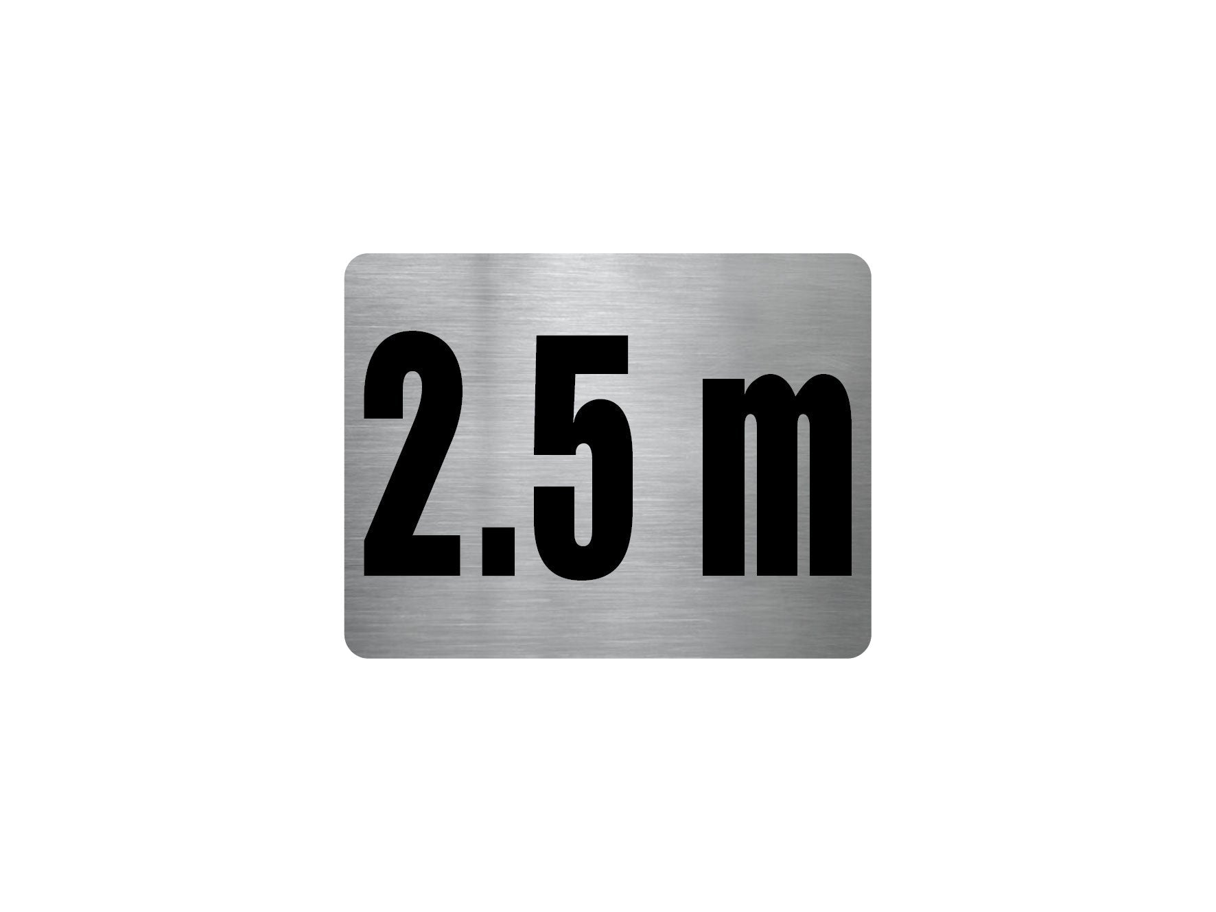 Pool Depth Marker Stainless Steel Sign - New Signs