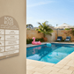 Pool Rules Sign Arch Fawn Background - New Signs