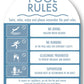 Pool Rules Sign Arch Ocean - New Signs