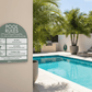 Pool Rules Sign Arch Sage Background - New Signs