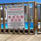 Pool Safety Rules Sign - New Signs