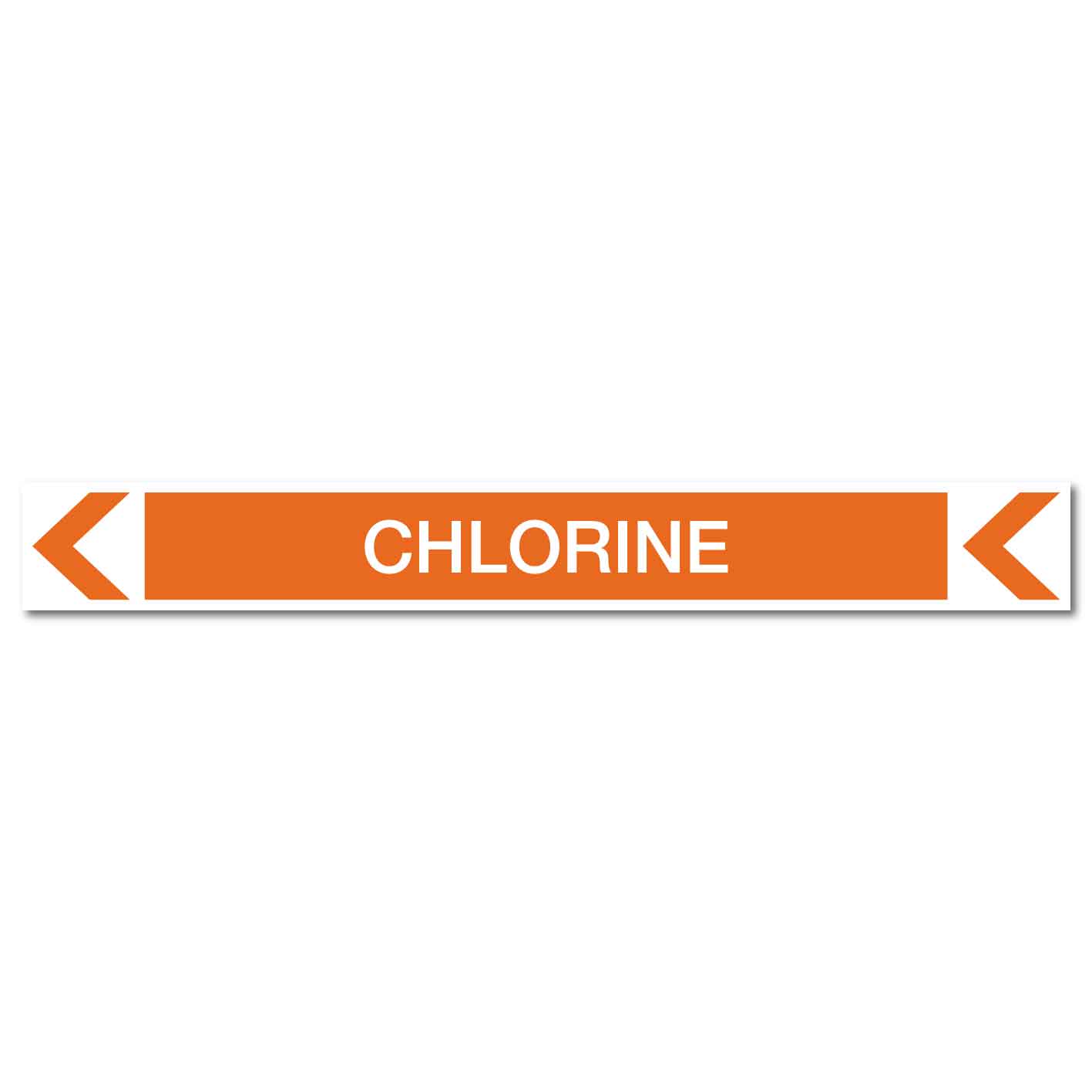 Pool/Spa - Chlorine (Left) - Pipe Marker Sticker - New Signs